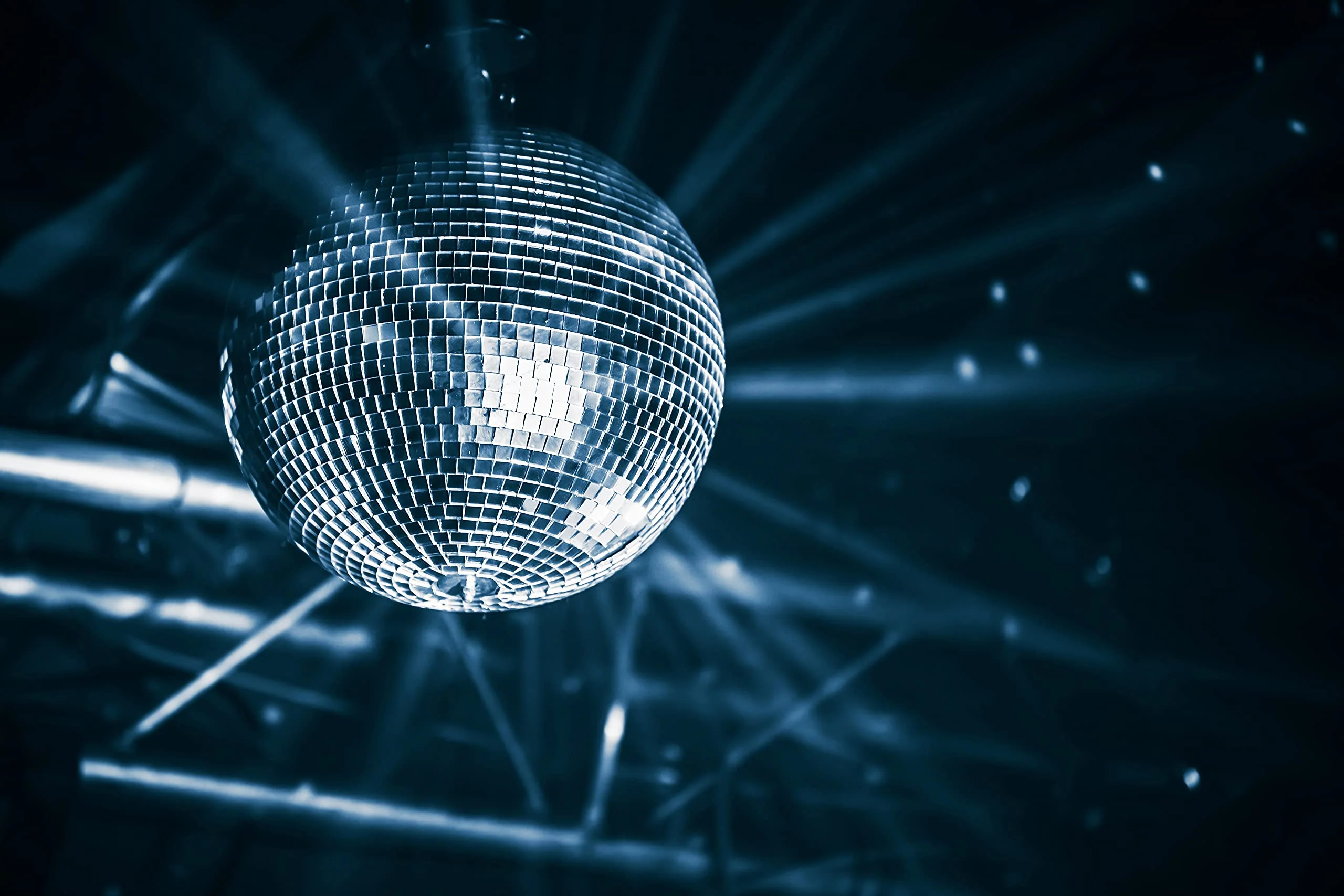 The Dreidel Company Mirror Disco Ball with Attached String for Hanging Ring, Reflects Light, Party Favor, 5" (Single) Single - Image 3
