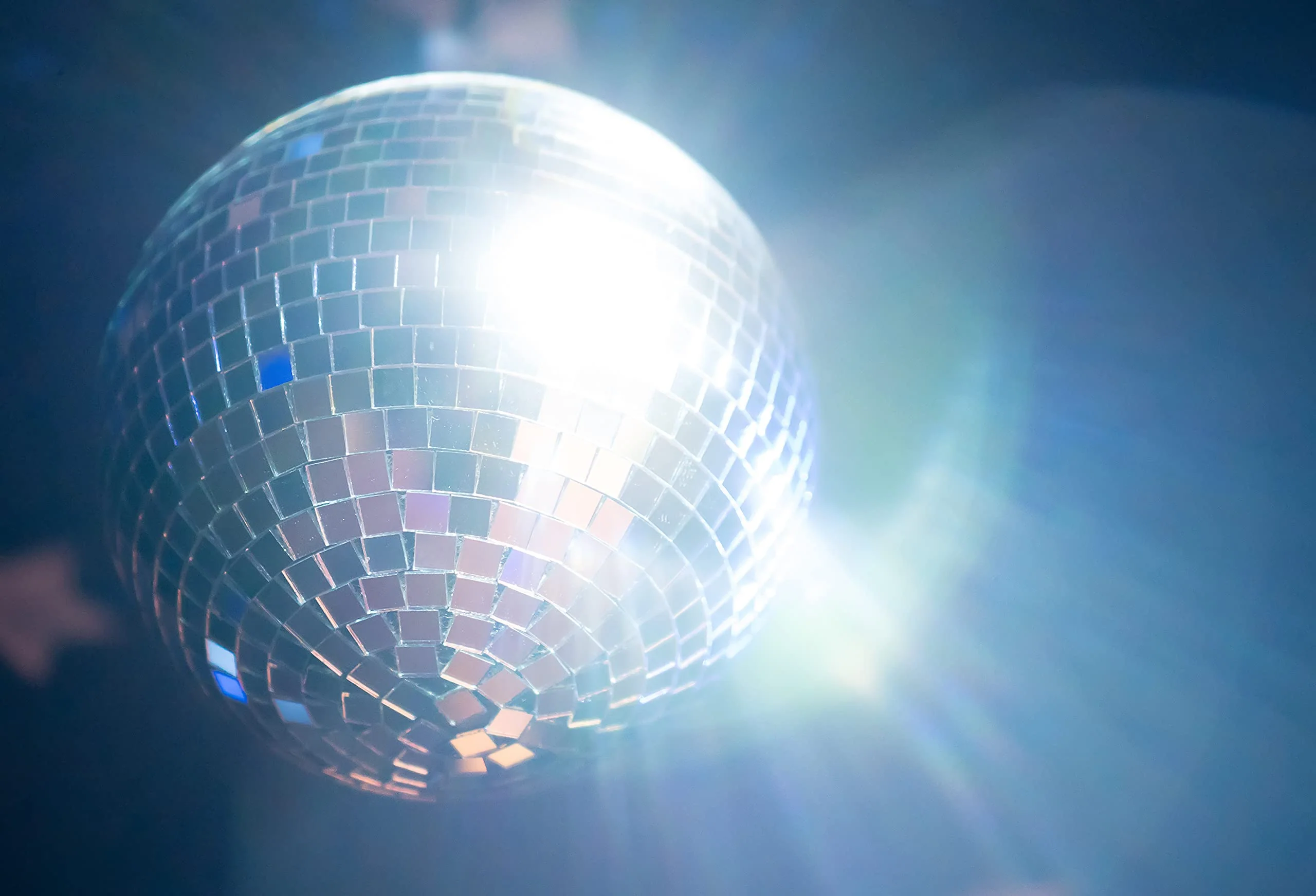 The Dreidel Company Mirror Disco Ball with Attached String for Hanging Ring, Reflects Light, Party Favor, 5" (Single) Single - Image 4