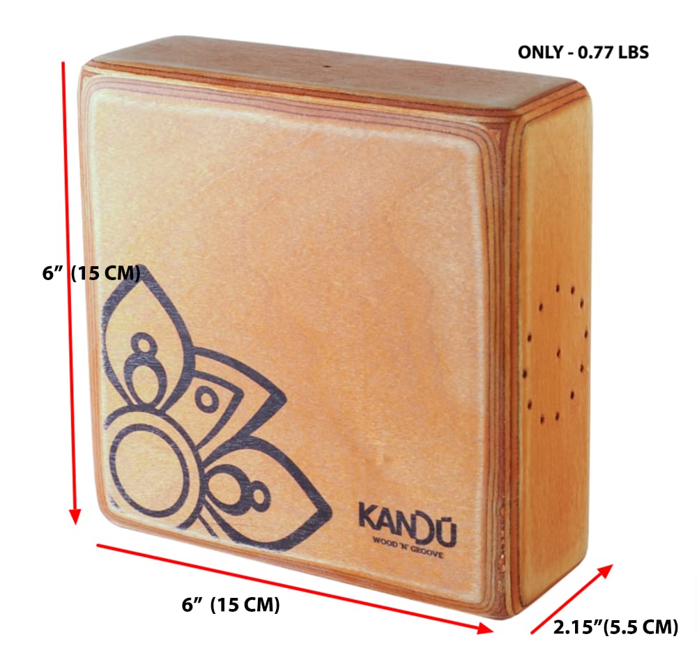 The Kandu Clever Shaker is the first-ever shaker drum with two distinctive sounds: one side like a clave, the other more like a bongo (Sahara) Sahara - Image 3