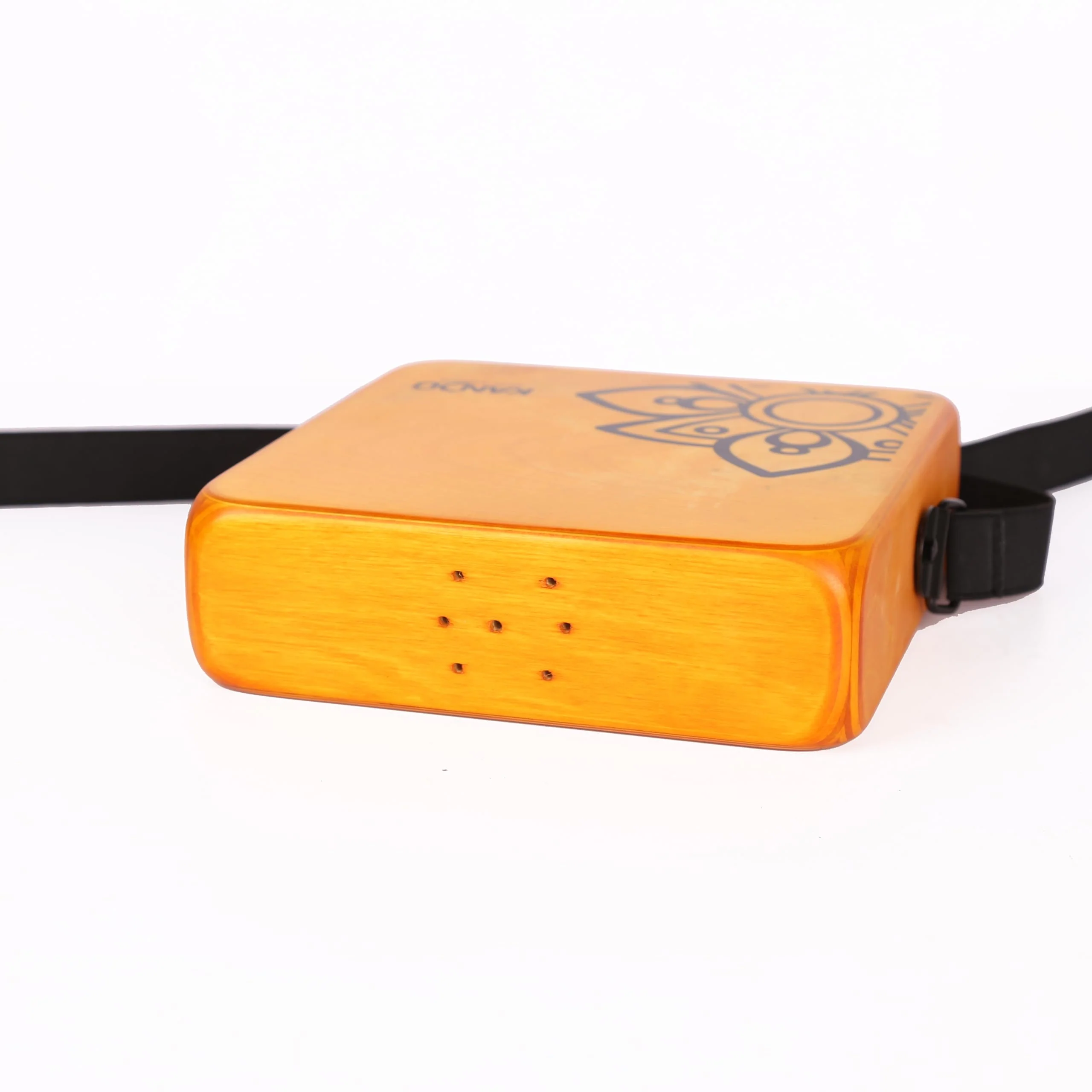 The Kandu Mashbox - is the first-ever wearable drum shaker,small Cajon designed to meet the needs of every percussionist-natural (Yellow) Yellow - Image 4