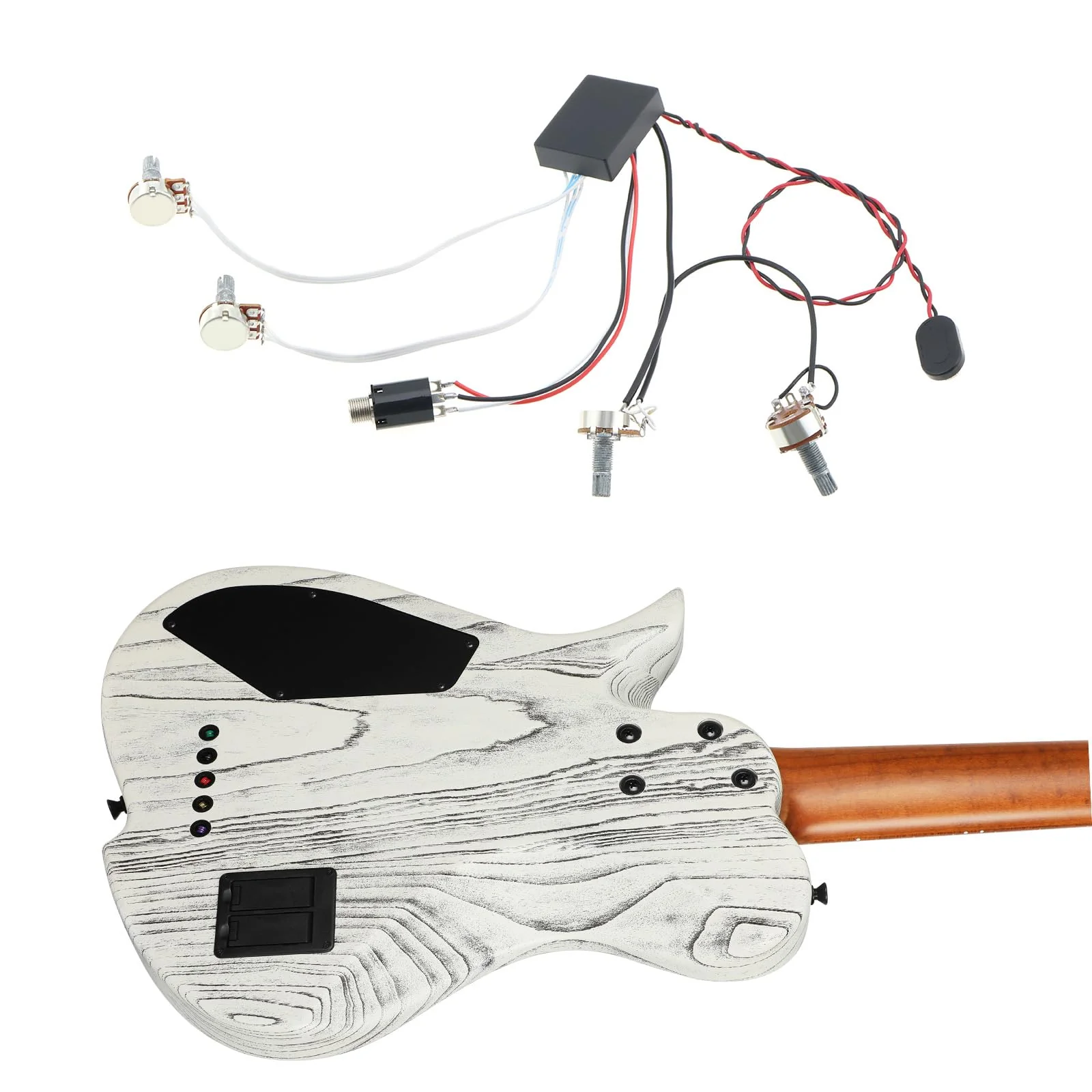 The Lord of the Tools 2 Band Guitar Bass Active Pickup Electric Guitar Preamp Circuit Guitar Bass Active Equalizer Preamp Electric Guitar Bass Pickup Accessories - Image 3
