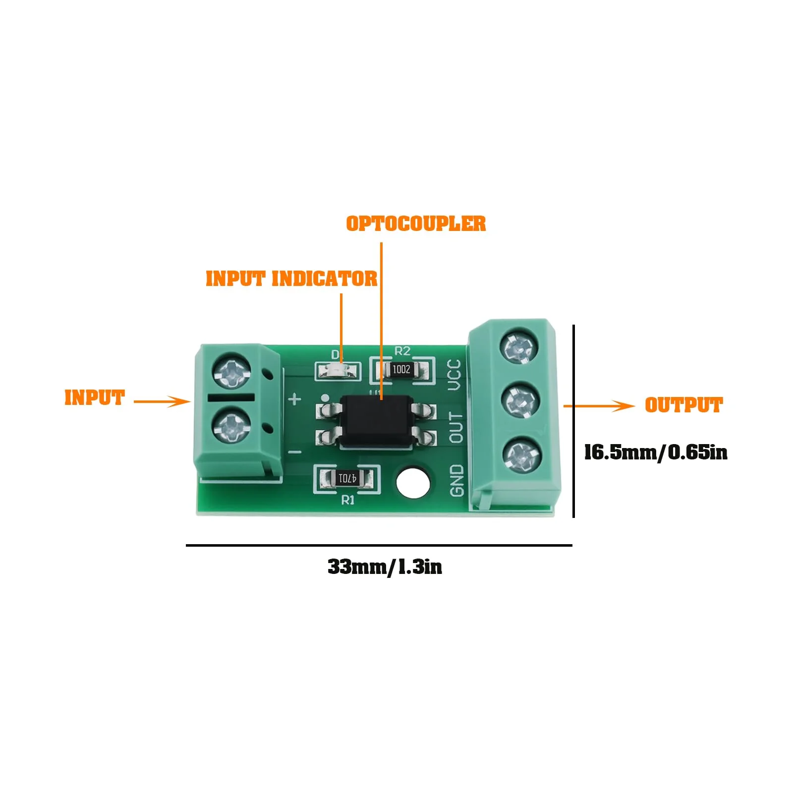 The Lord of the Tools 4X 1-Channel PC817 Optocoupler Isolation Module (12V) Suitable for Photoelectric Isolator Signal Ssolation and Anti-Interference 12V - Image 4