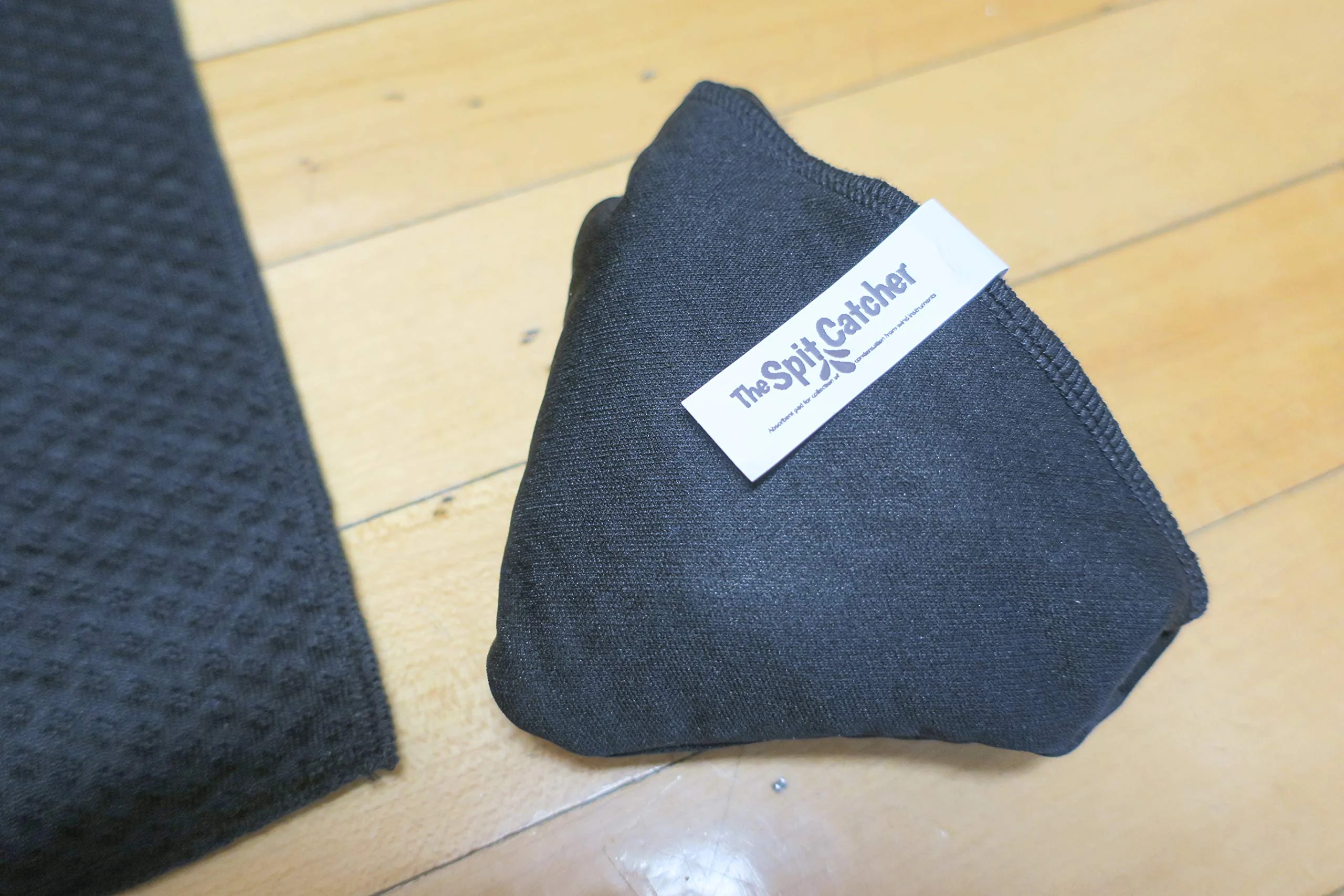The Original Spit Catcher by Brasstache - For Brass/Wind Instruments, Ultra-Absorbent and Leakproof, Multi-layered Cloth Pad to Empty Your Spit, Self-Packing…… (Single) Single - Image 4