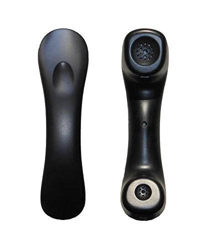 The VoIP Lounge Replacement Handset with Curly Cord for Shoretel Mitel IP Phone 230 115 265 565 560 530 210 110 560G 230G 565G Black - Image 2