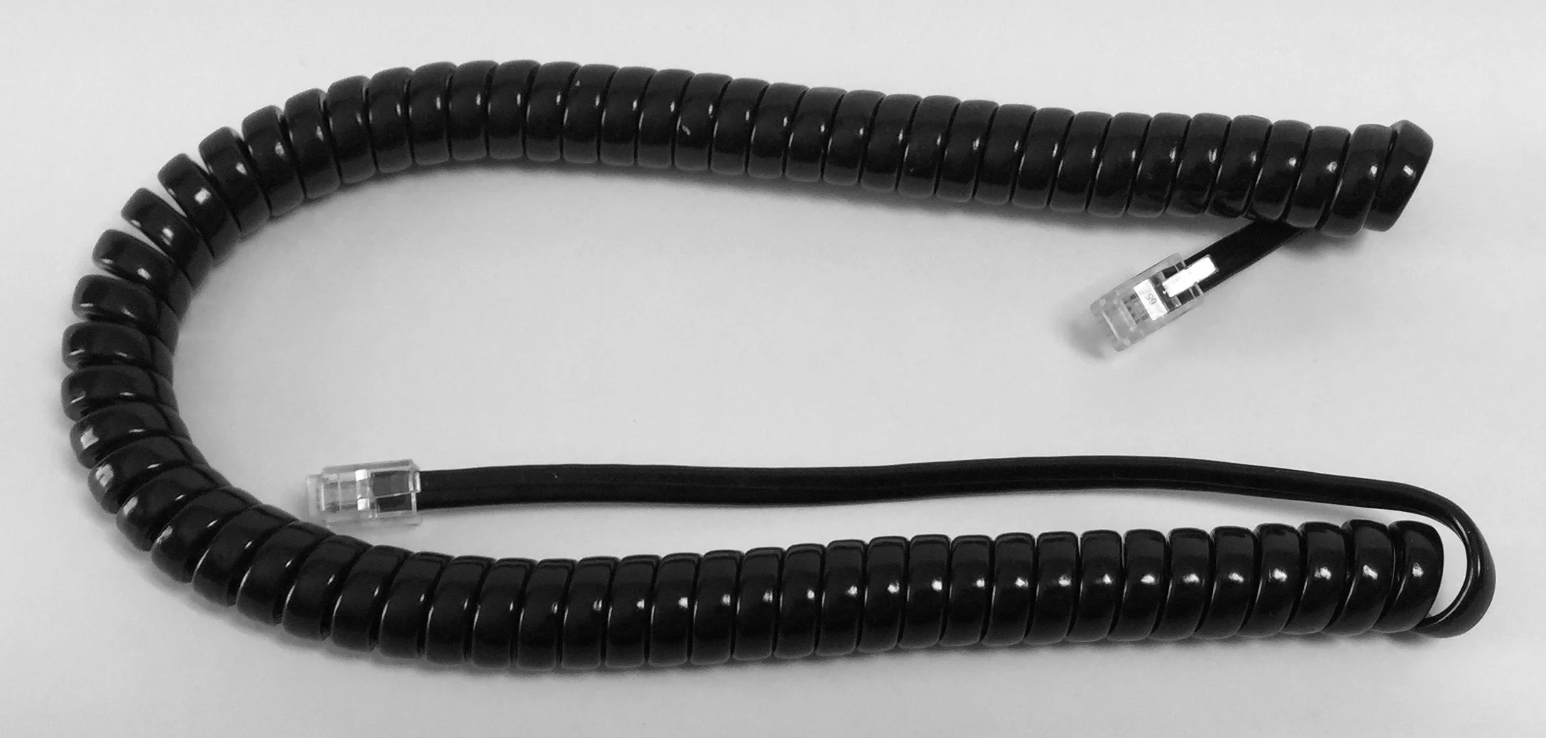 The VoIP Lounge Replacement Handset with Curly Cord for Shoretel Mitel IP Phone 230 115 265 565 560 530 210 110 560G 230G 565G Black - Image 3