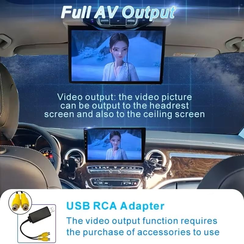TheCoolCube USB to CVBS Video Output Adapter 2 CVBS Output USB to RCA Cable DC 5V for Android Multimedia Player and Android TV Player - Image 8