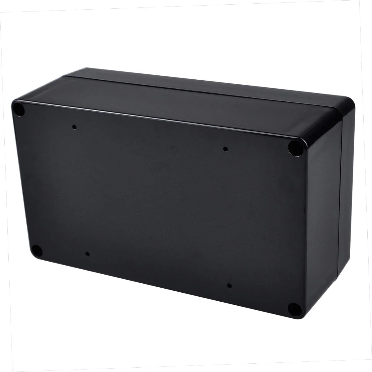 Therlan Electronic Junction Box IP65, Electronic Housing, Waterproof Junction Box, Surface-Mounted Junction Box, Project Box, Plastic Junction Box, ABS Surface-Mounted Box (158 x 90 x 60 mm, Black) 158 x 90 x 60 mm - Image 2