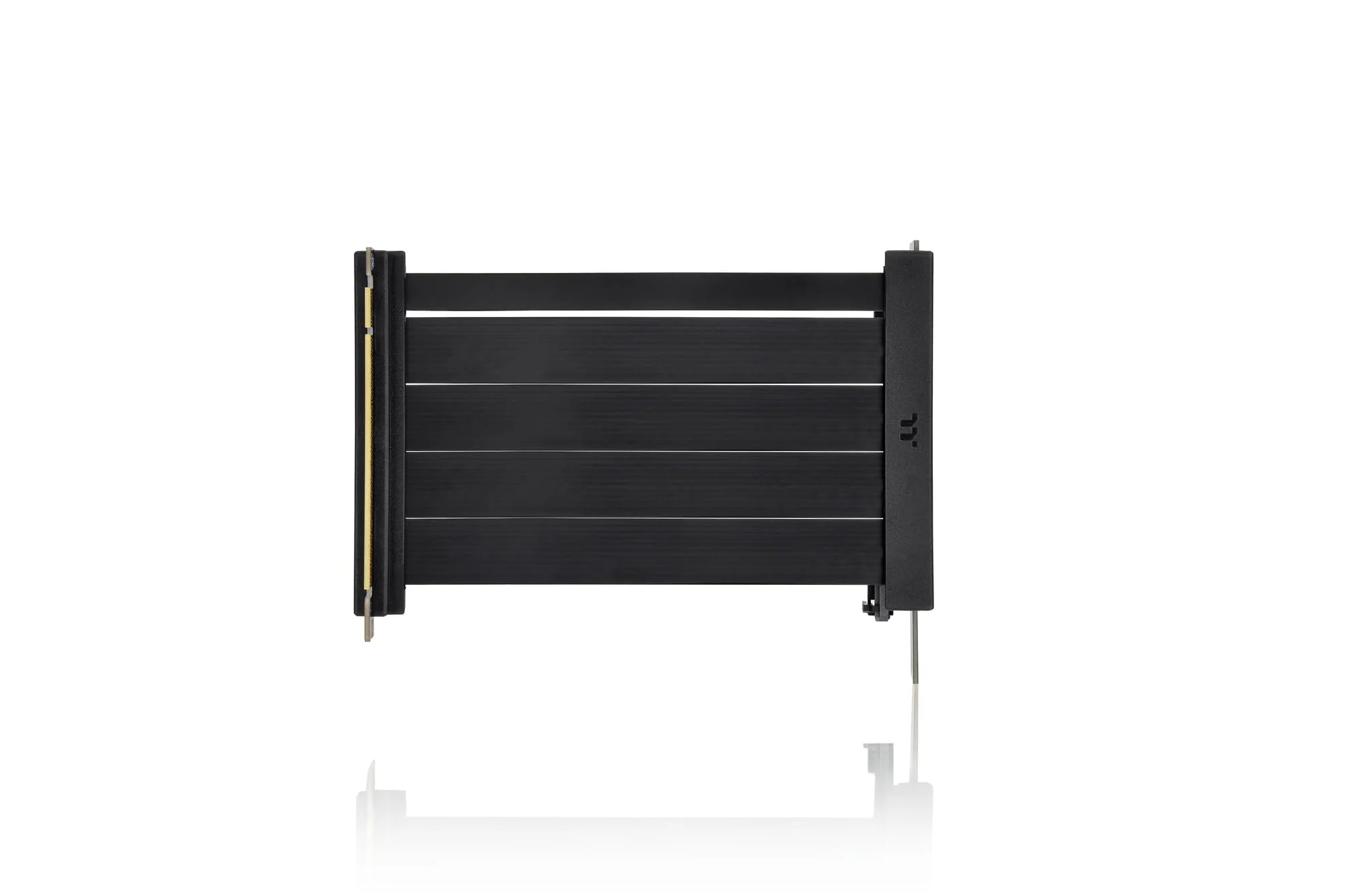 Thermaltake PCI-E 4.0 Dual 90 Degree Riser Cable | 130 mm | Black - Image 2