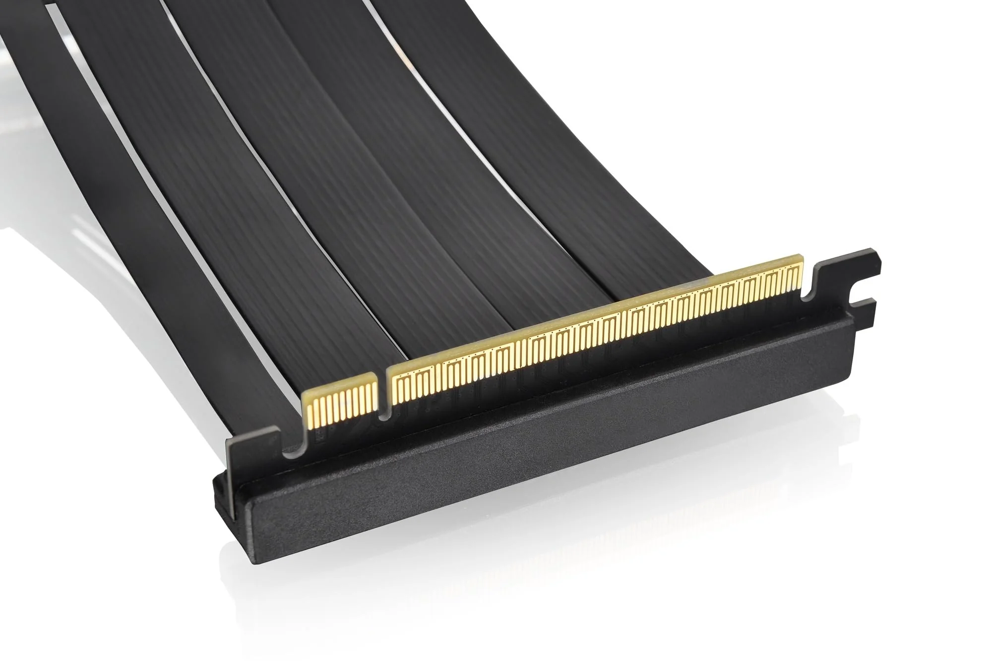 Thermaltake PCI-E 4.0 Dual 90 Degree Riser Cable | 130 mm | Black - Image 6