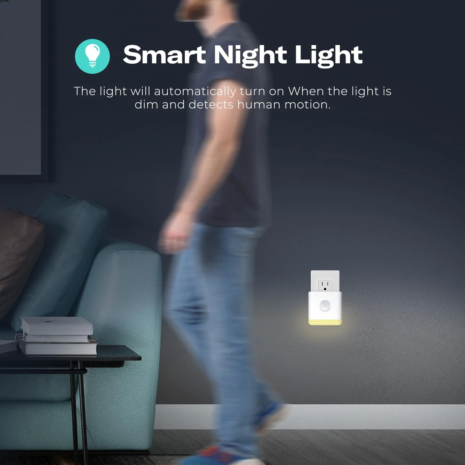 THIRDREALITY Multi-Function Night Light, Zigbee Repeater, 3-in-1 Combines a Motion Sensor, a Illumination Sensor and RGB Color Night Light, 1-100% Adjustable Brightness, Zigbee hub Required 1 Pack - Image 4