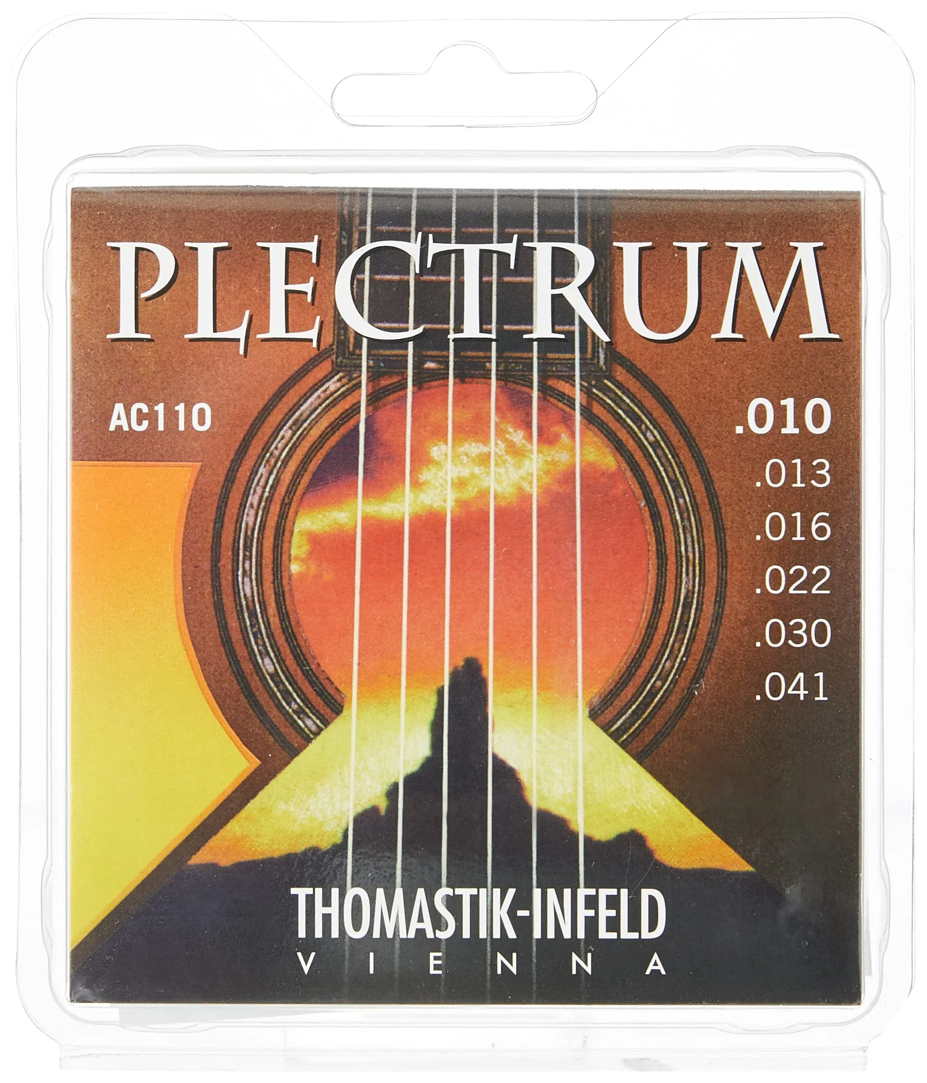 Thomastik-Infeld AC110 Acoustic Guitar Strings - Plectrum Series 6 String Set E, B, G, D, A, E Satz AC110