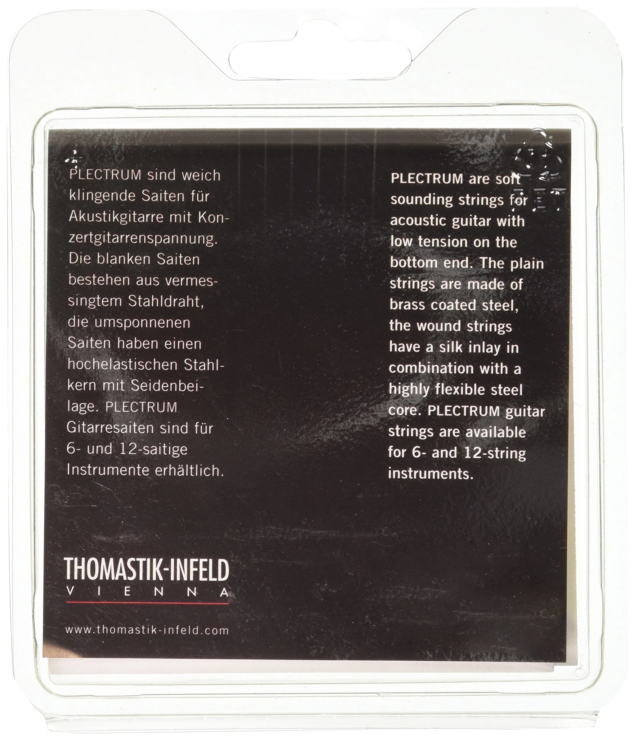 Thomastik-Infeld AC110 Acoustic Guitar Strings - Plectrum Series 6 String Set E, B, G, D, A, E Satz AC110 - Image 2