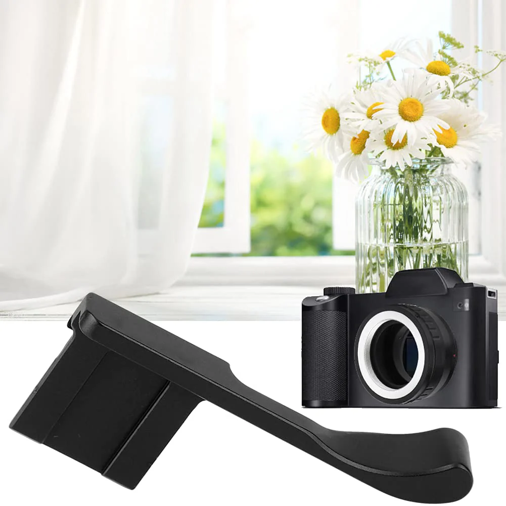 Thumb Up Grip,Aluminum Alloy Hot Shoe Thumb Up Hand Grip for X 100F, X100T, X A5, X A3, X pro2 mirrorless camera.(Black) - Image 2