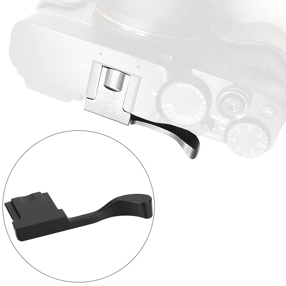 Thumb Up Grip,Aluminum Alloy Hot Shoe Thumb Up Hand Grip for X 100F, X100T, X A5, X A3, X pro2 mirrorless camera.(Black) - Image 3