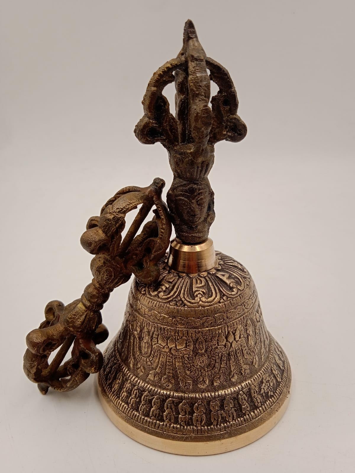 Tibetan Buddhist Meditation Bell and Dorje Set – Ritual Chime for Yoga, Mindfulness, Chakra Healing, and Spiritual Practices - Image 2