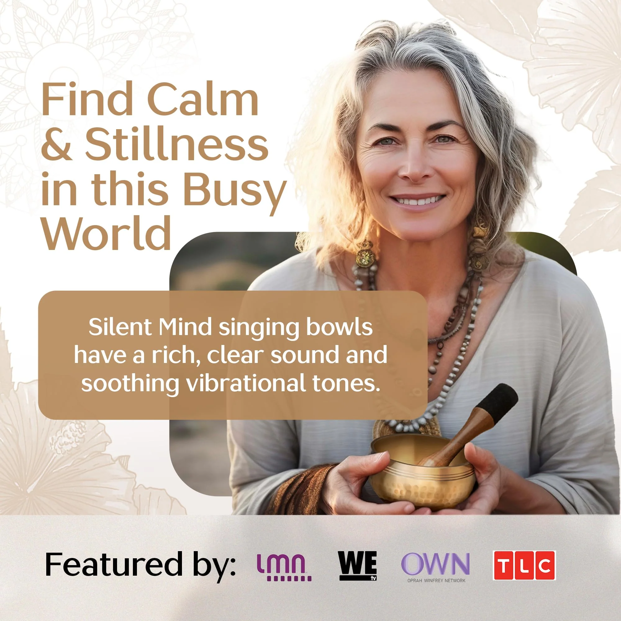 Tibetan Singing Bowl Set – Authentic Plain Design – Sound Bowl & Meditation Bowl with Cushion, Mallet & Guide – Chakra Balancing – Sound Bath Instruments – Therapeutic Sound Devices Beaten Bronze Without Case - Image 5