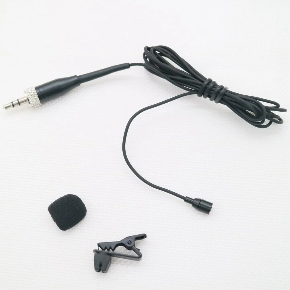 Tie Clip On Lavalier Microphone for Sennheiser Wireless Pocket System 3.5mm Lock Jack - Image 6