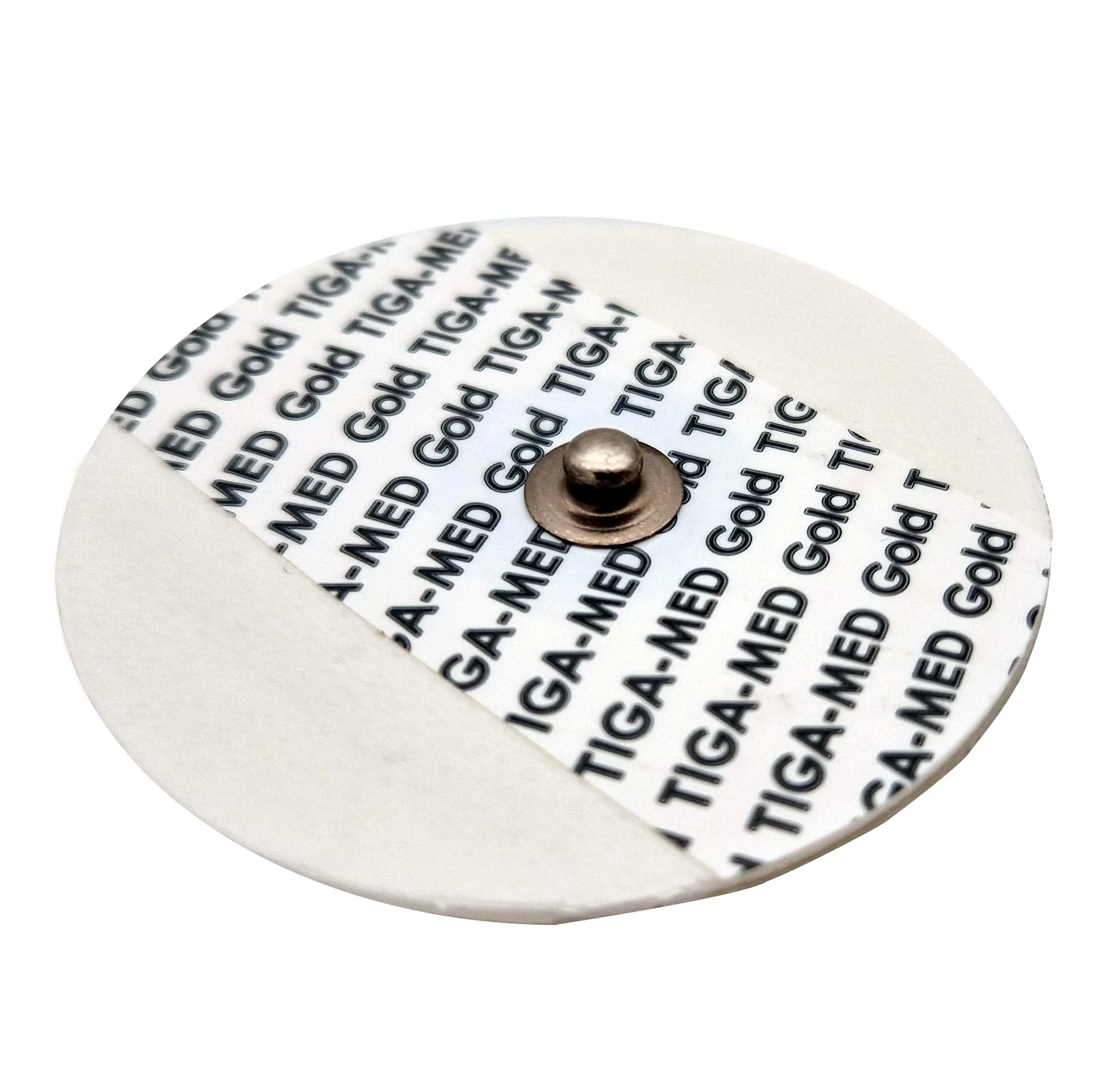 Tiga-Med ECG Electrodes with Wet Gel / Liquid Gel 48 mm Pack of 120 Disposable Electrodes - Image 2
