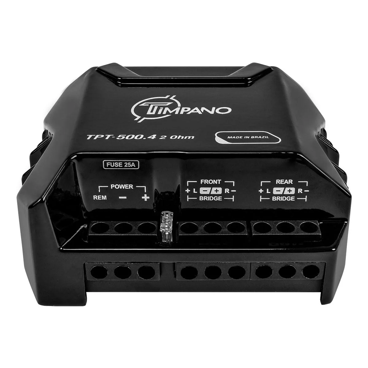 Timpano TPT500.4 Compact 4 Channel Car Audio Amplifier, 4 x 125 Watts at 2 Ohm, Mini Stereo 12 Volts Full Range Class D Amp Bridgeable - Image 3