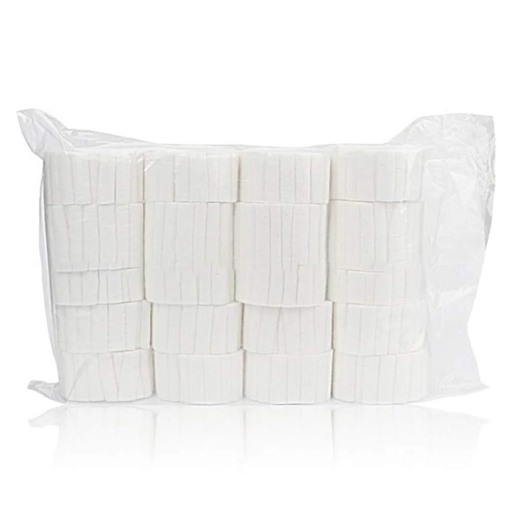 TingHaoO 50 White Tooth Cotton Rolls Highly Absorbent Non-Sterile Dentists - Image 5