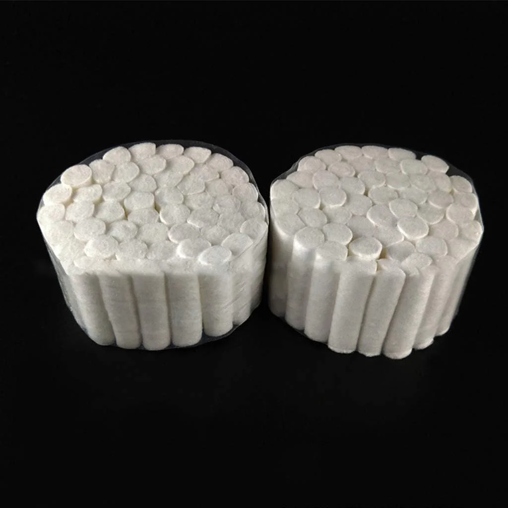 TingHaoO 50 White Tooth Cotton Rolls Highly Absorbent Non-Sterile Dentists - Image 6