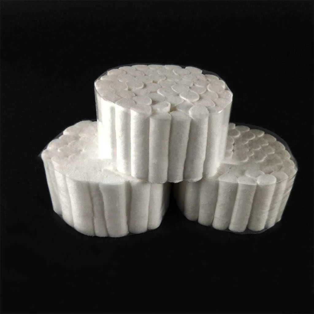 TingHaoO 50 White Tooth Cotton Rolls Highly Absorbent Non-Sterile Dentists - Image 8