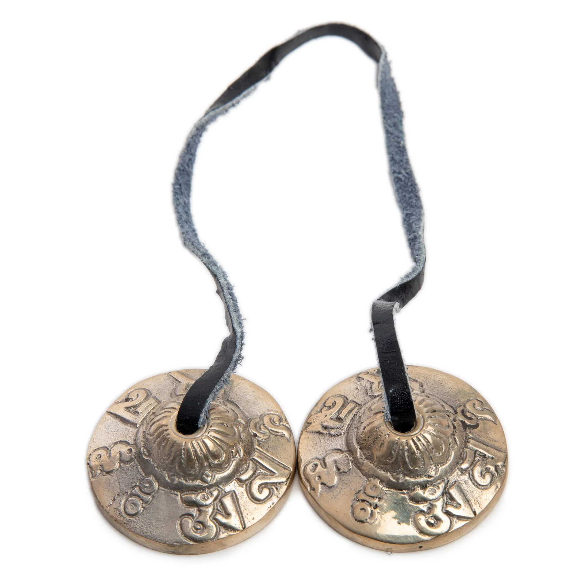 Tingsha Cymbals Bells - Easy To Play - Meditation Mindfulness Bronze Chime For Chakra Healing Sound Bath Spiritual Gifts Handcrafted Tibetan By Himalayan Bazaar (Pack of 2) 1.6 Inches (Pack of 2) - Image 3