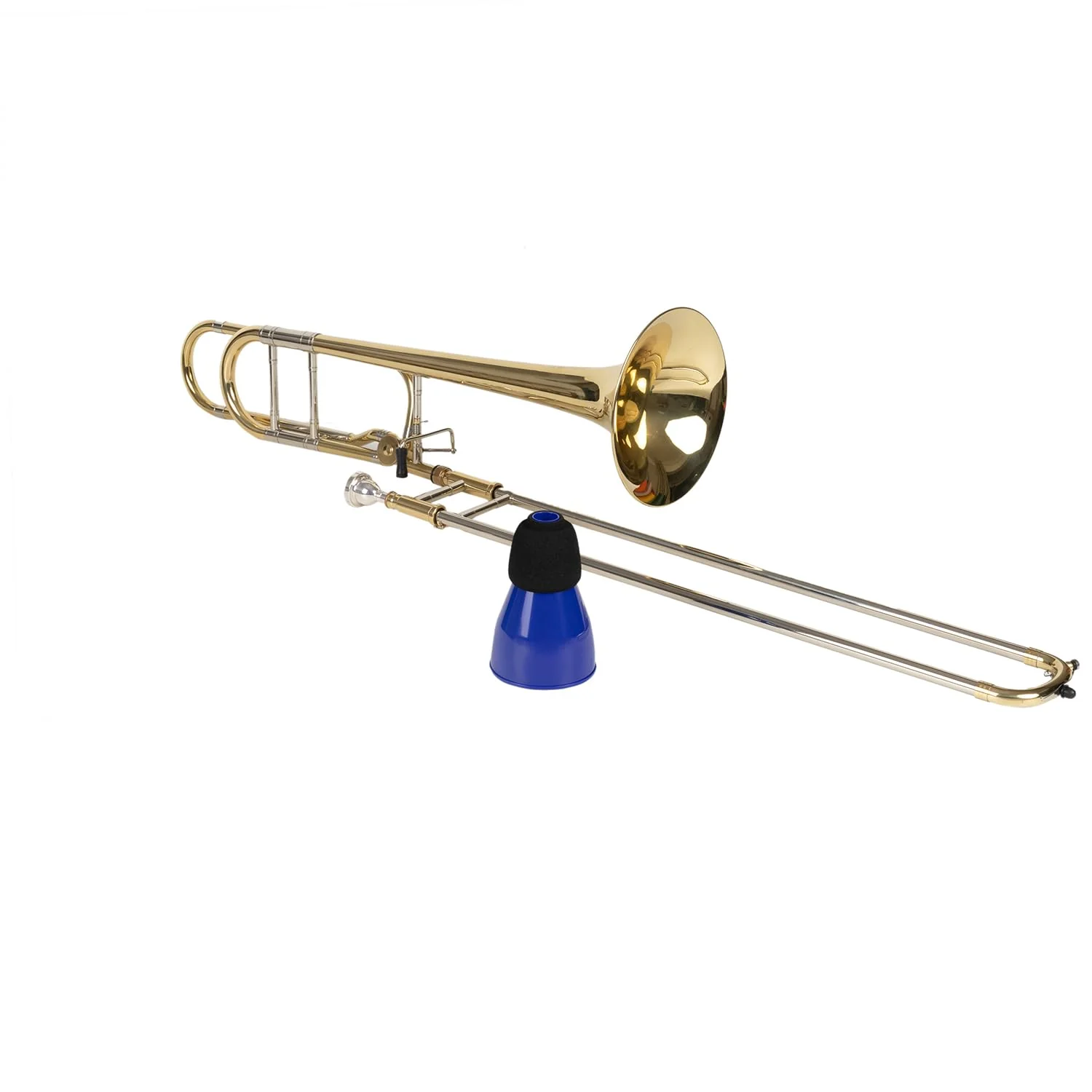 TIPPER Trombone Mute Lightweight Trombone Straight Mute (Blue) Blue - Image 6