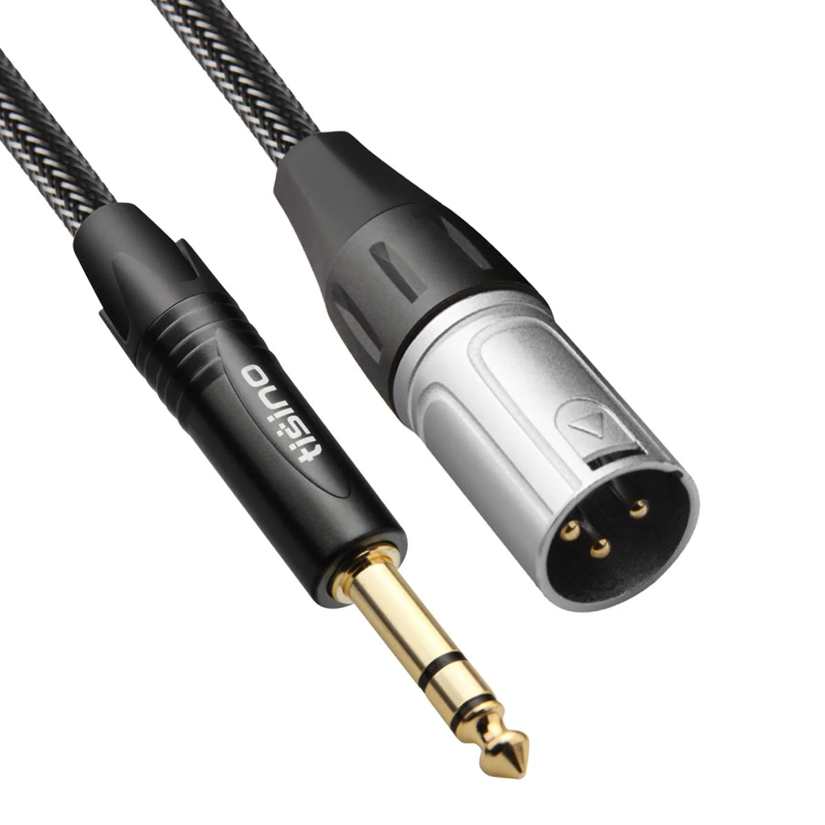 Tisino 1/4" to XLR Cable, 6.35mm TRS to XLR Male Nylon Braid Quarter inch TRS to XLR Male Balanced Interconnect Microphone Cord Patch Cable - 10ft 10 feet - Image 8