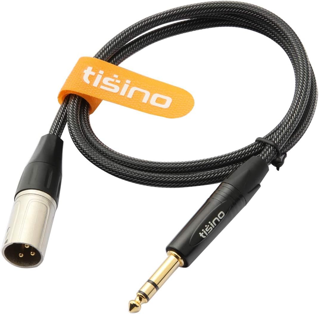 Tisino 1/4" to XLR Cable, 6.35mm TRS to XLR Male Nylon Braid Quarter inch TRS to XLR Male Balanced Interconnect Microphone Cord Patch Cable - 10ft 10 feet - Image 9