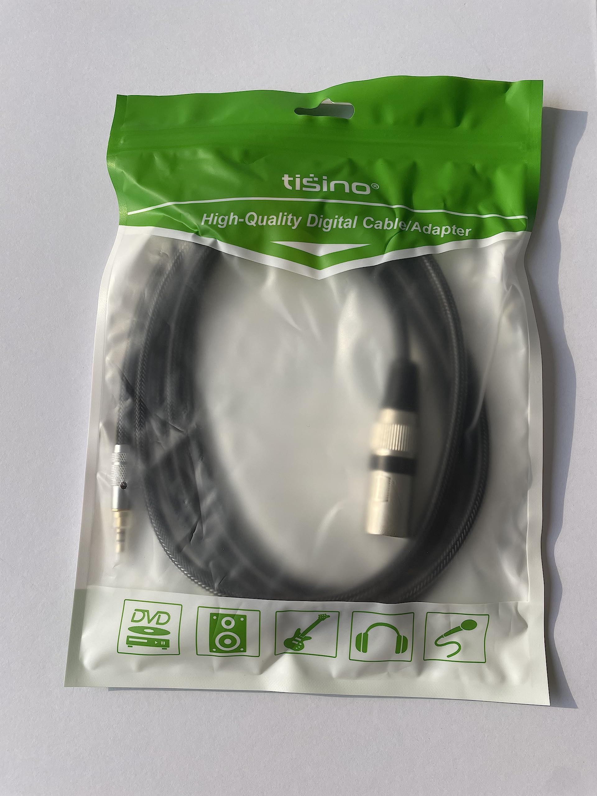 tisino 3.5mm to XLR Cable Unbalanced Mini Jack 1/8 inch to XLR Male Adapter Microphone Cord - 10ft/3m 10 feet - Image 9