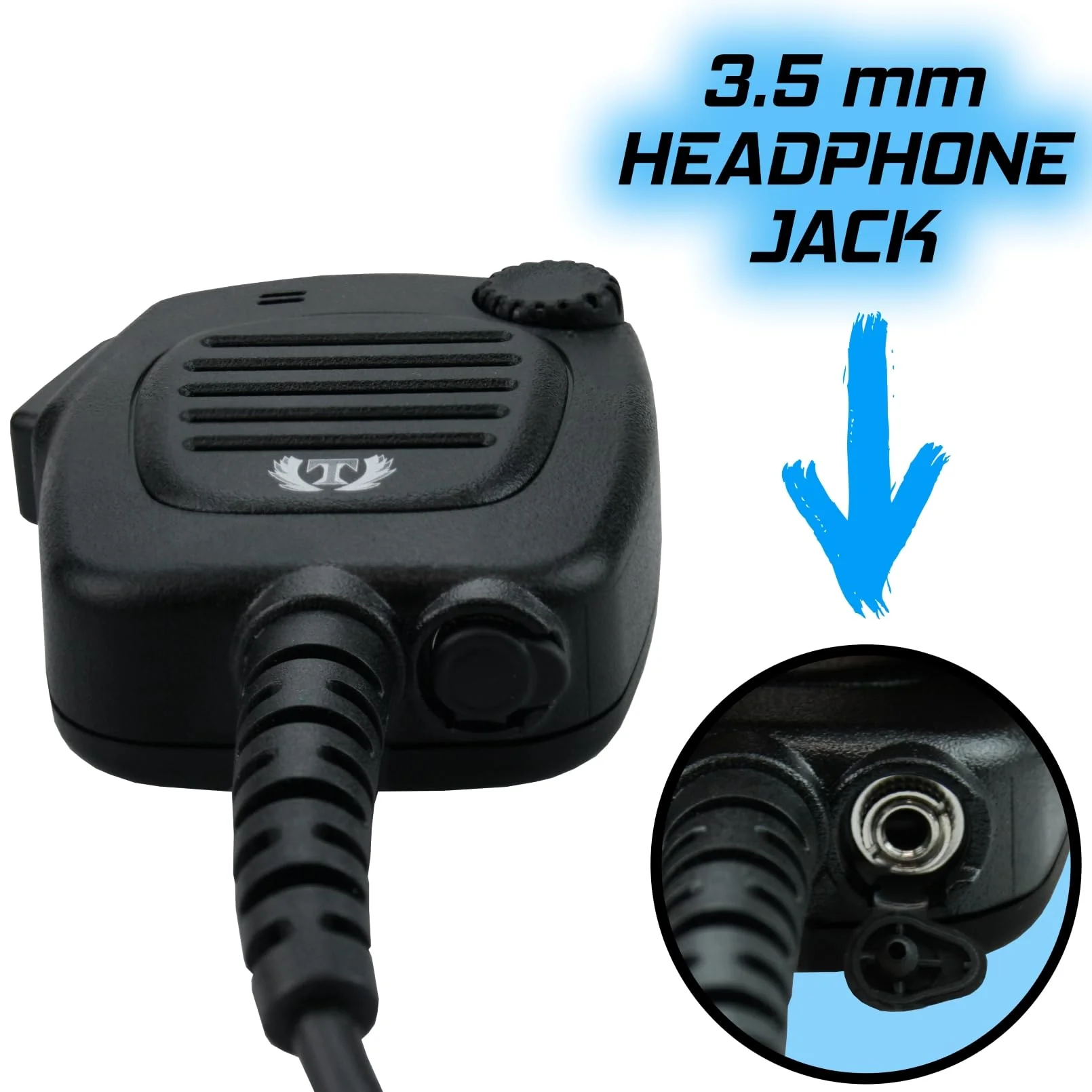 Titan Replacement for NMN6193 Speaker Mic, Compatible with HT1000, MT2000, MTS2000, XTS3000, XTS3500 - Image 2