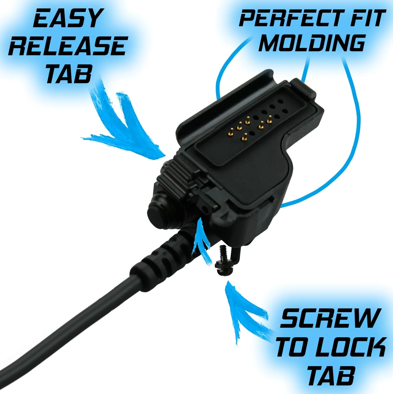 Titan Replacement for NMN6193 Speaker Mic, Compatible with HT1000, MT2000, MTS2000, XTS3000, XTS3500 - Image 3