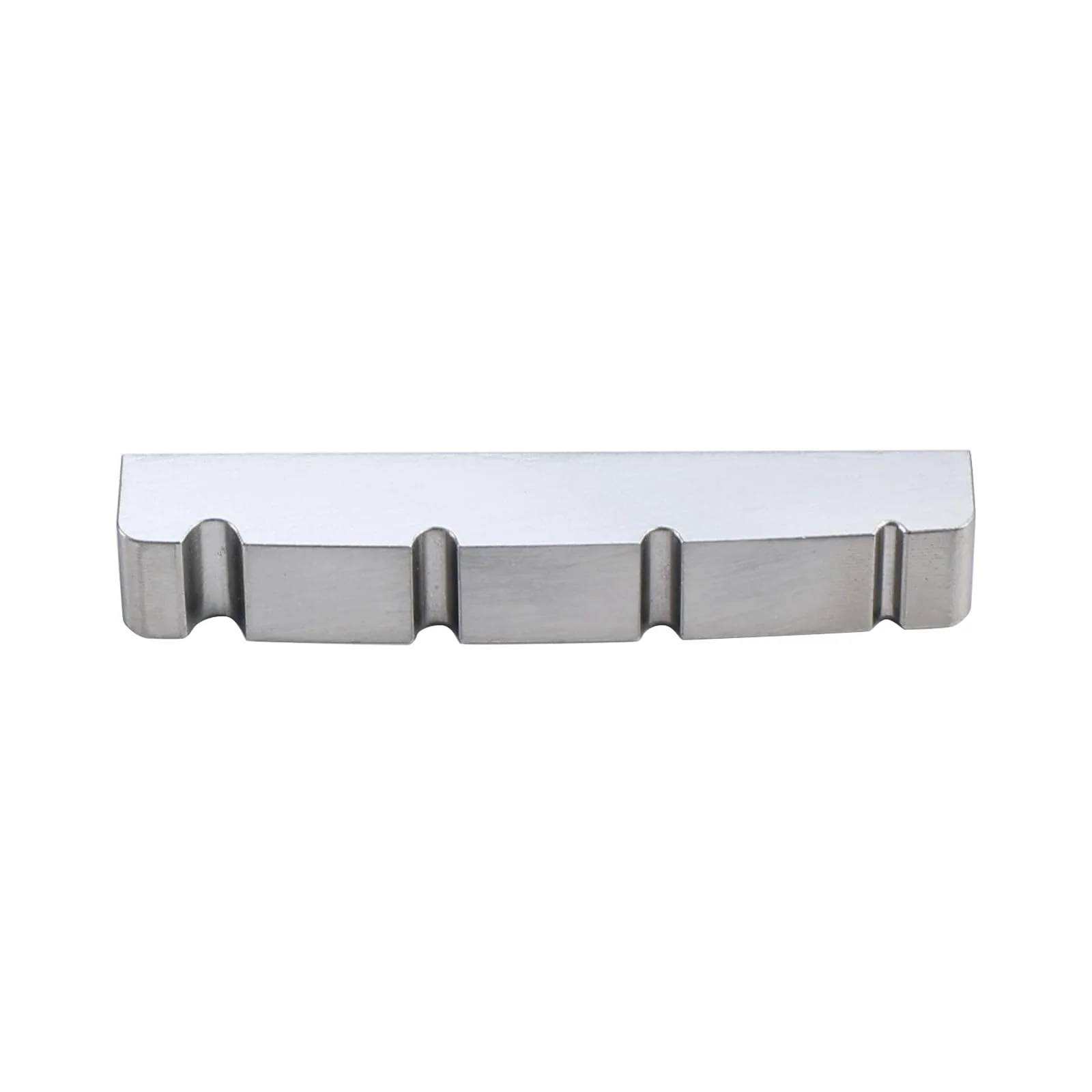 Titanium alloy Bass Guitar Nut Pre-cut Slot 4 String Bass Nut for Electric Bass Guitar Replacement Parts (43mm×7.7mm×5.8mm) 43×7.7×5.8mm - Image 2
