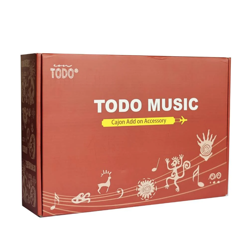 TODO Afro Cajon Accessory: Upgrade Cajon Drum Box Experience with Versatile Components Perfect for Enhancing Your Beats and Rhythm Brown-Accessories - Image 2