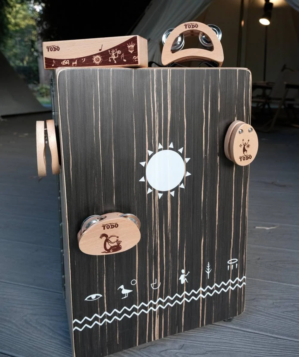 TODO Afro Cajon Accessory: Upgrade Cajon Drum Box Experience with Versatile Components Perfect for Enhancing Your Beats and Rhythm Brown-Accessories - Image 7