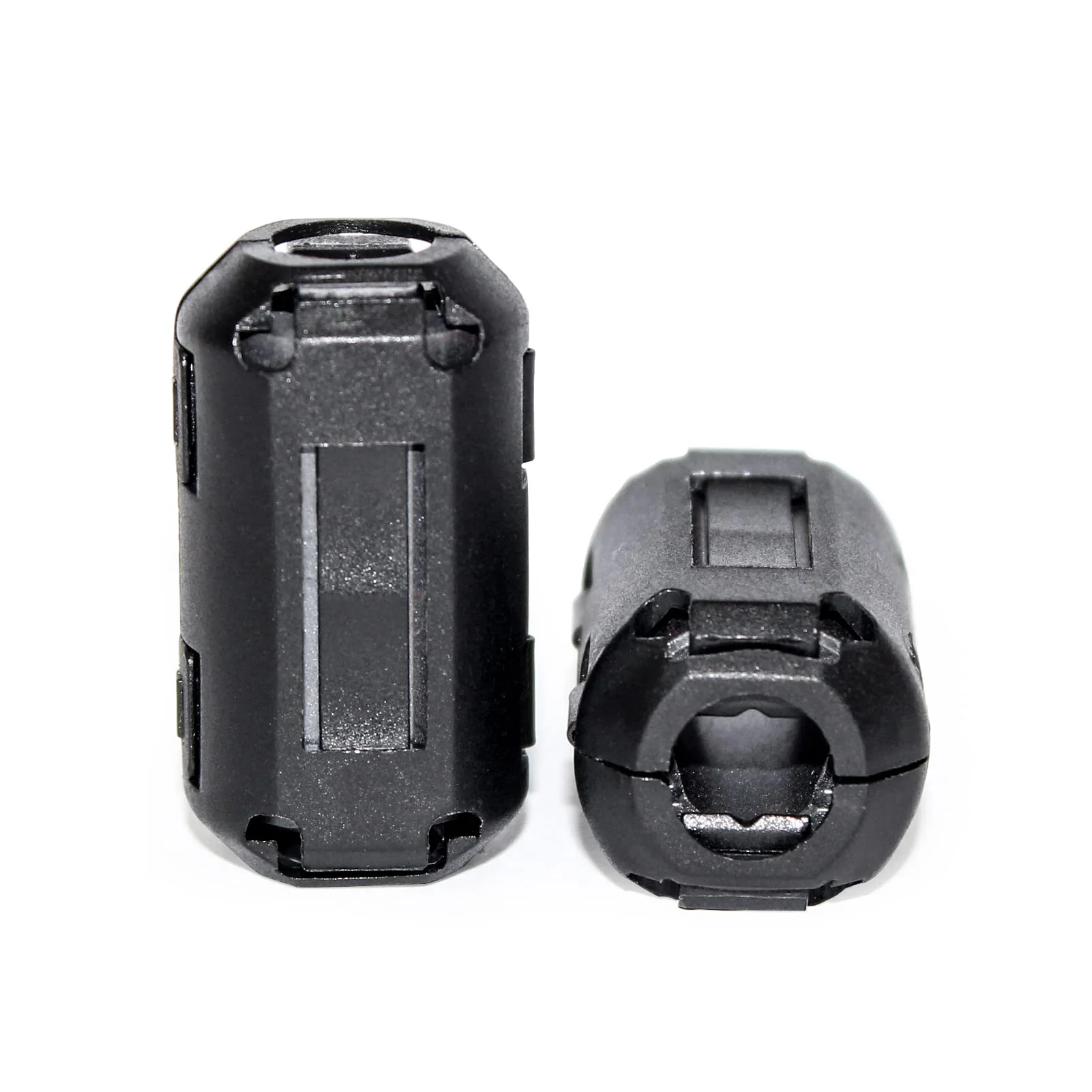 TOJOIN 10PCS Ferrite Bead Clip on Ferrite Core RFI EMI Noise Suppressor Ferrite Rings Cable Clip for Phone, TV, Speaker, USB Radio, Audio Equipment 13mm Inner Diameter Black 13mm-10pcs - Image 8