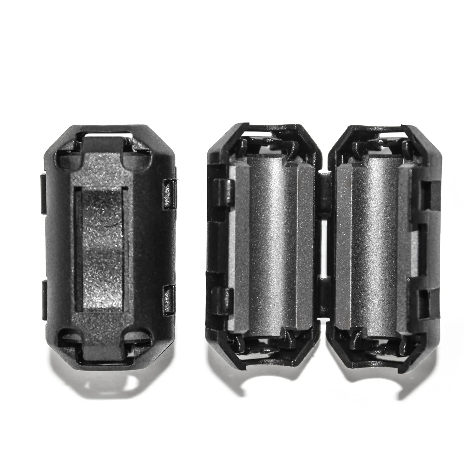 TOJOIN 10PCS Ferrite Bead Clip on Ferrite Core RFI EMI Noise Suppressor Ferrite Rings Cable Clip for Phone, TV, Speaker, USB Radio, Audio Equipment 9mm Inner Diameter Black 9mm-10pcs - Image 6
