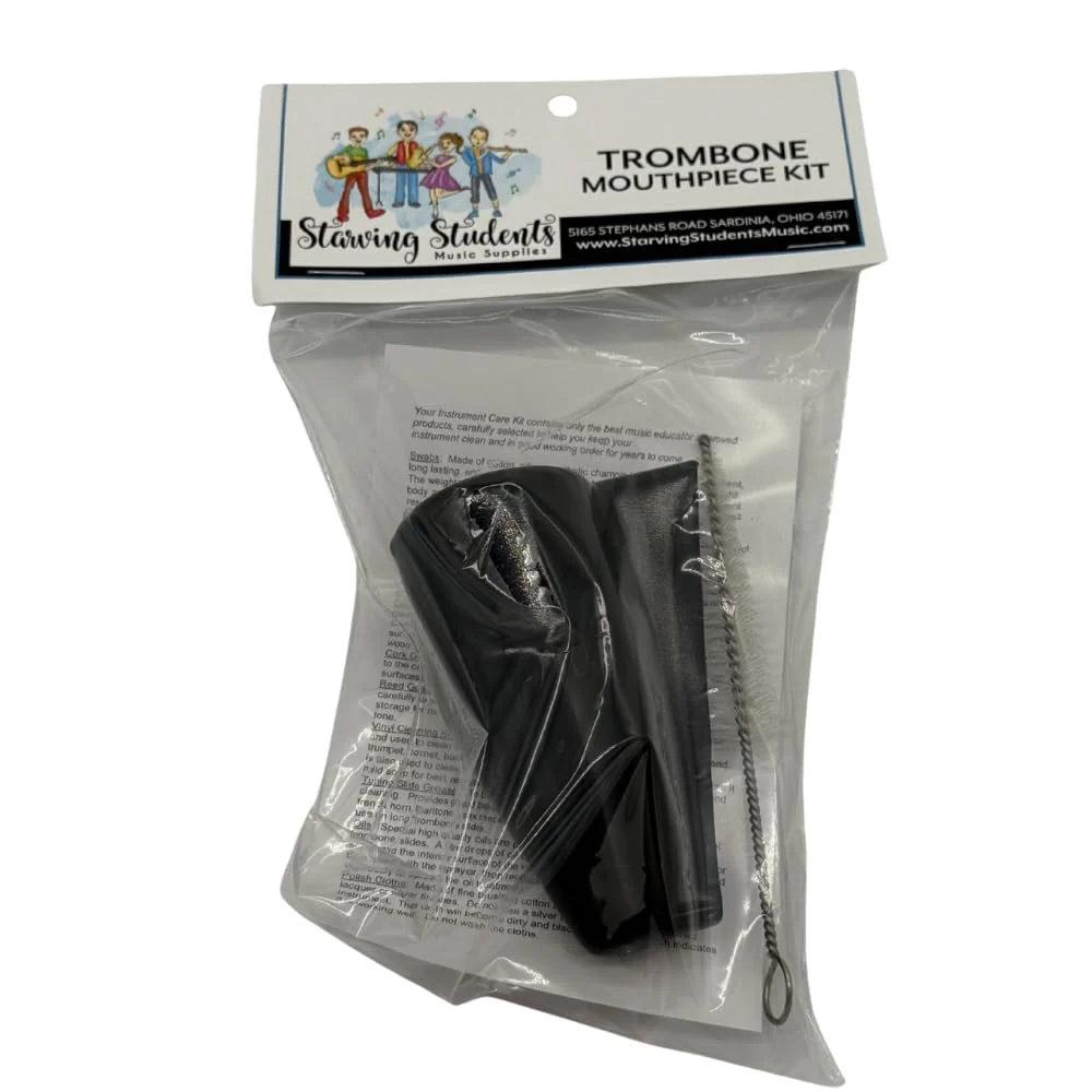 Tombone Mouthpiece Care Kit – Includes Mouthpiece Pouch and Cleaning Brush - Image 2