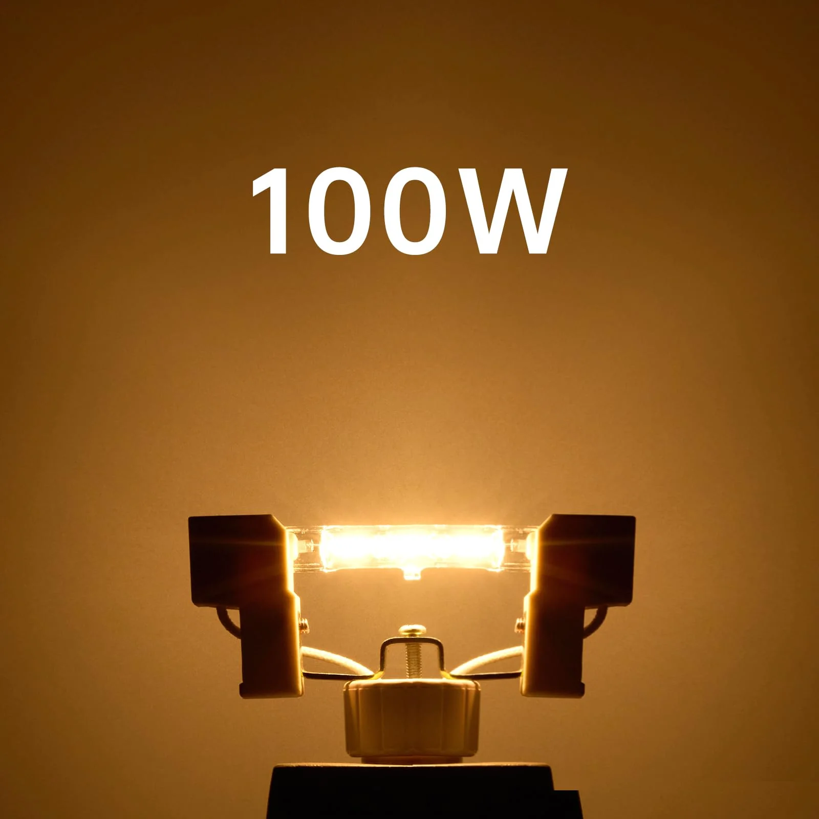 Tomosu R7s Halogen Rod 78 mm 100 W Dimmable Halogen Light Bulbs R7s Warm White 2800K 1800LM 230V J78 Halogen Floodlight for Work Lights, Landscape Lights, Floor Lamps Pack of 6 78mm 100W - Image 3