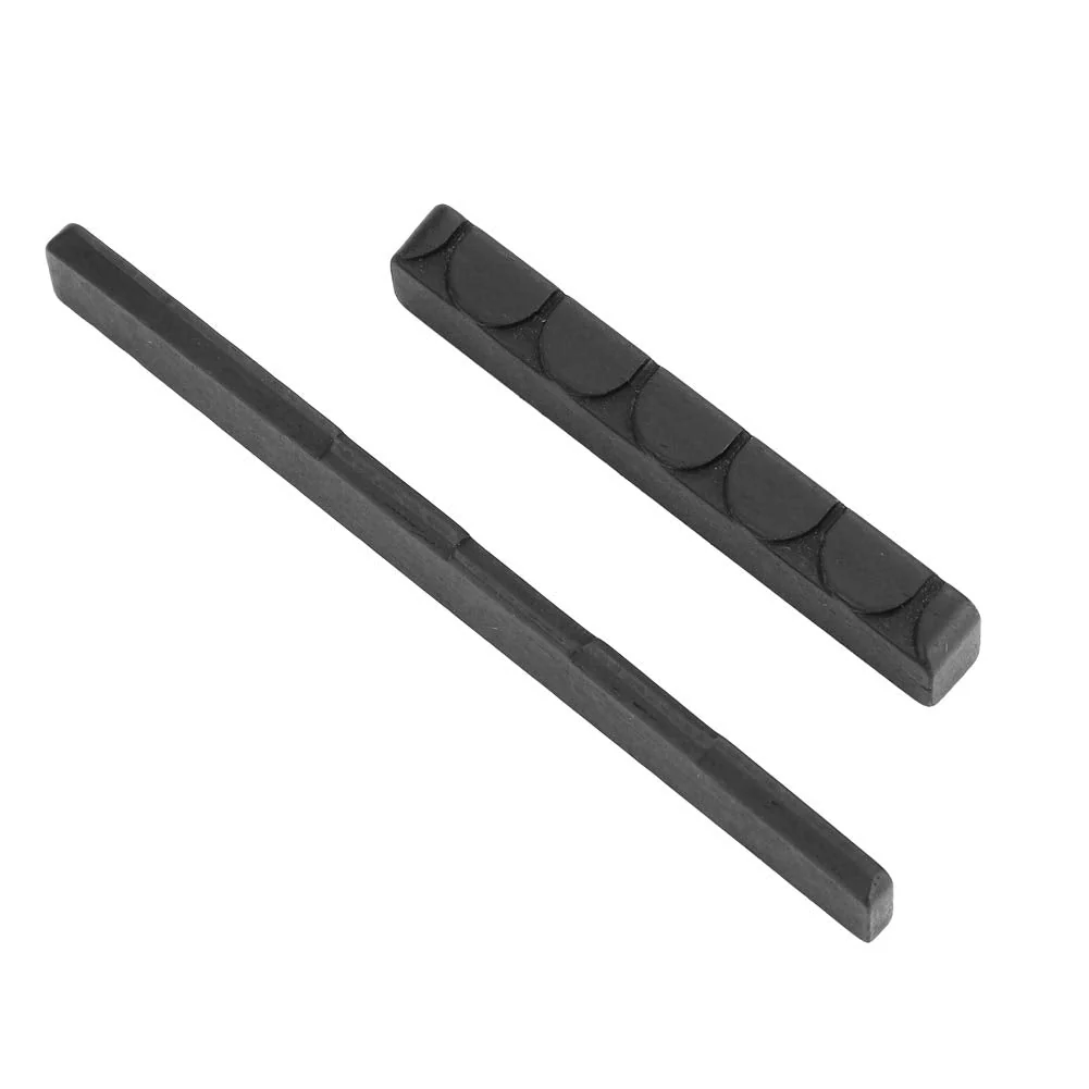 Tomotato 2 Pcs Guitar Nut Ebony Nut and Saddle Black Guitar Bridge Saddle for Classical Guitar Parts Replacement - Image 9
