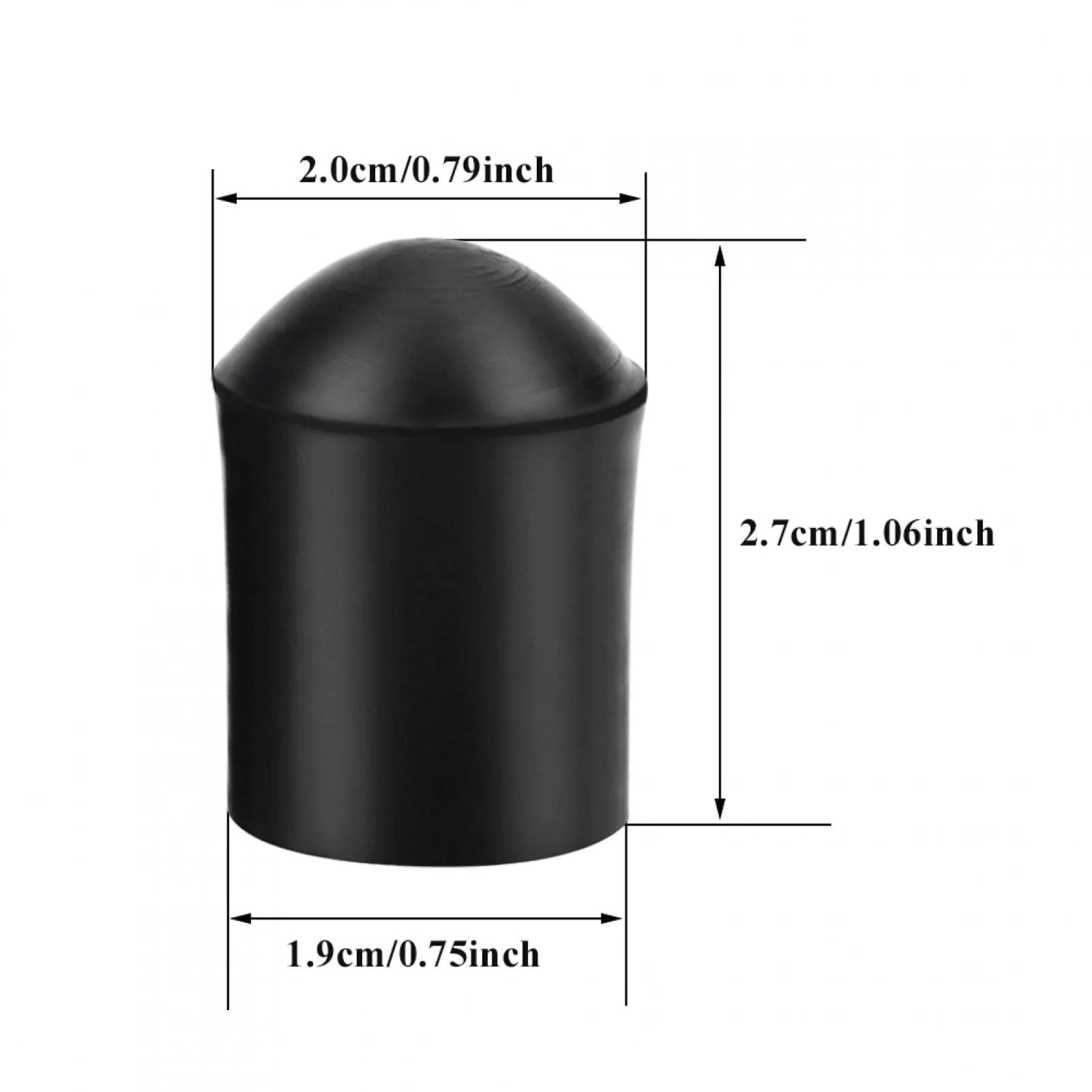 Tomotato 2PCS Double Bass Endpin Protector Double Bass Endpin Rubber Tip Stopper Upright Bass Parts Replacement Rubber Tip for Double Bass End Pin Protector - Image 3