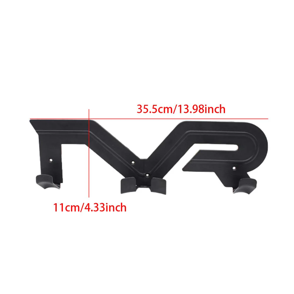 Tookie VR Headset Stand, Wall Mount VR Headset Storage Holder Universal VR Headset Touch Controller Display Bracket for Ocul-us Quest VR/Ocul-us Rift S/Viv e/Playstatio-n VR(Black) Black - Image 2
