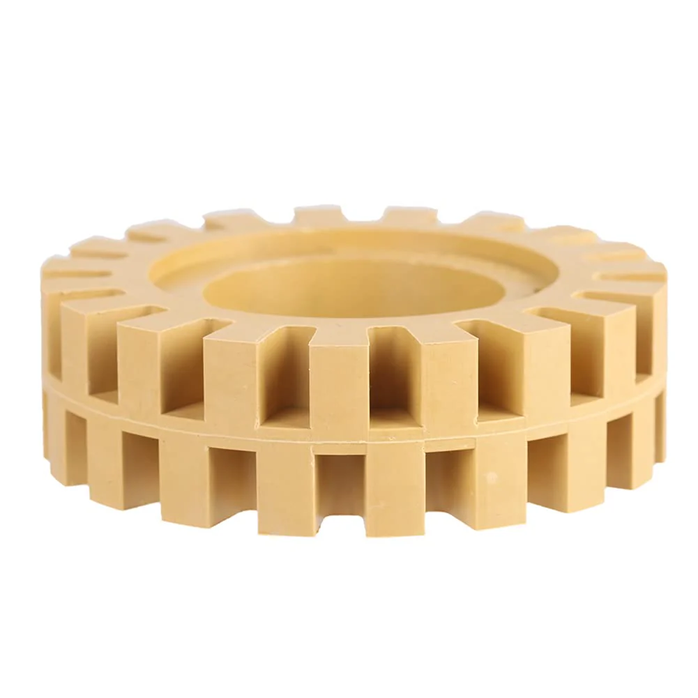 Tool for removing graphics, tooth shape, 4 inch rubber wheel for removing stickers for boats for trucks for removing vinyl for motorhomes (4 inches, hollow) - Image 6