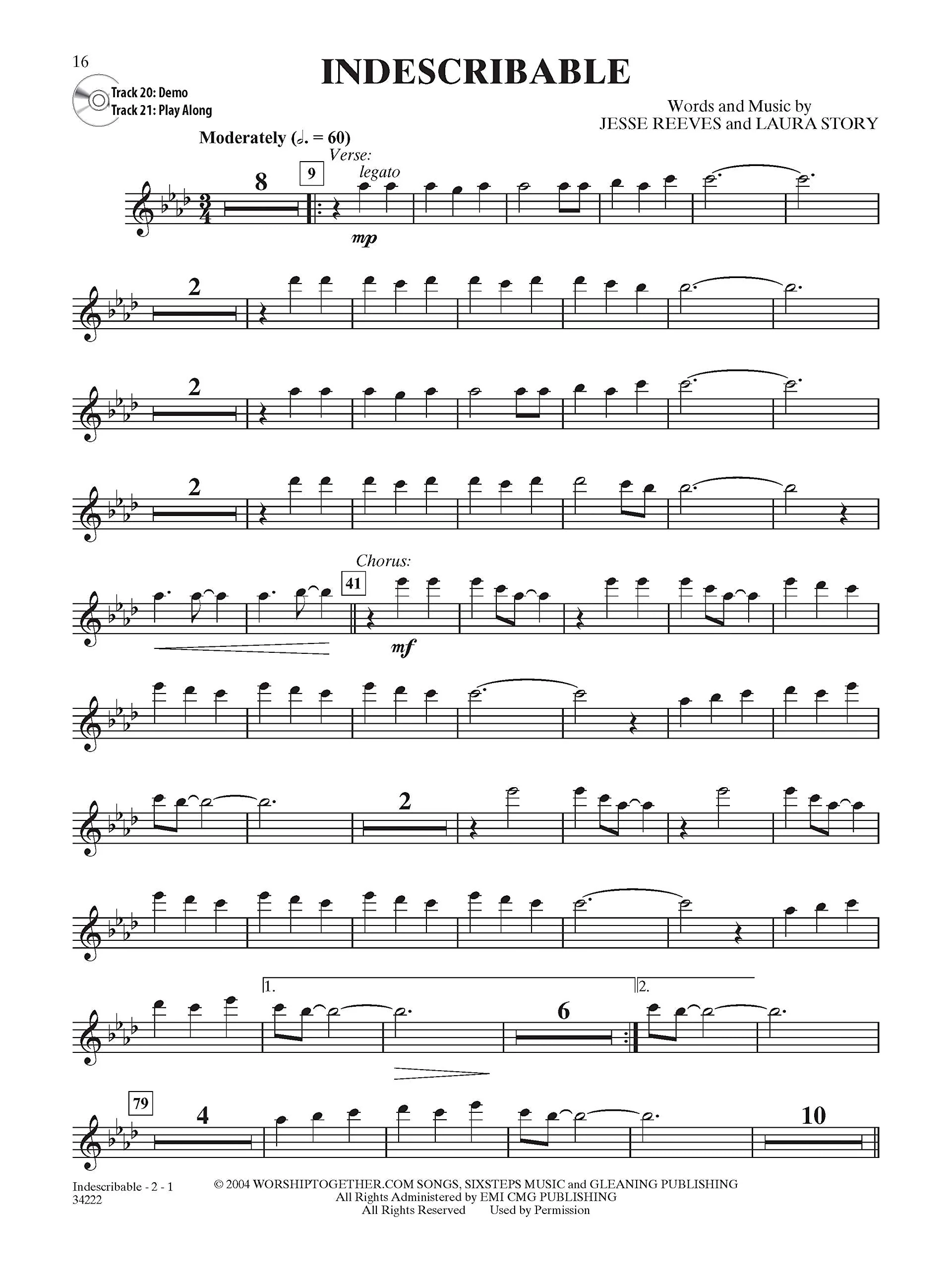 Top Praise & Worship Instrumental Solos: Flute, Book & Online Audio/Software (Top Hits Instrumental Solos Series) - Image 3