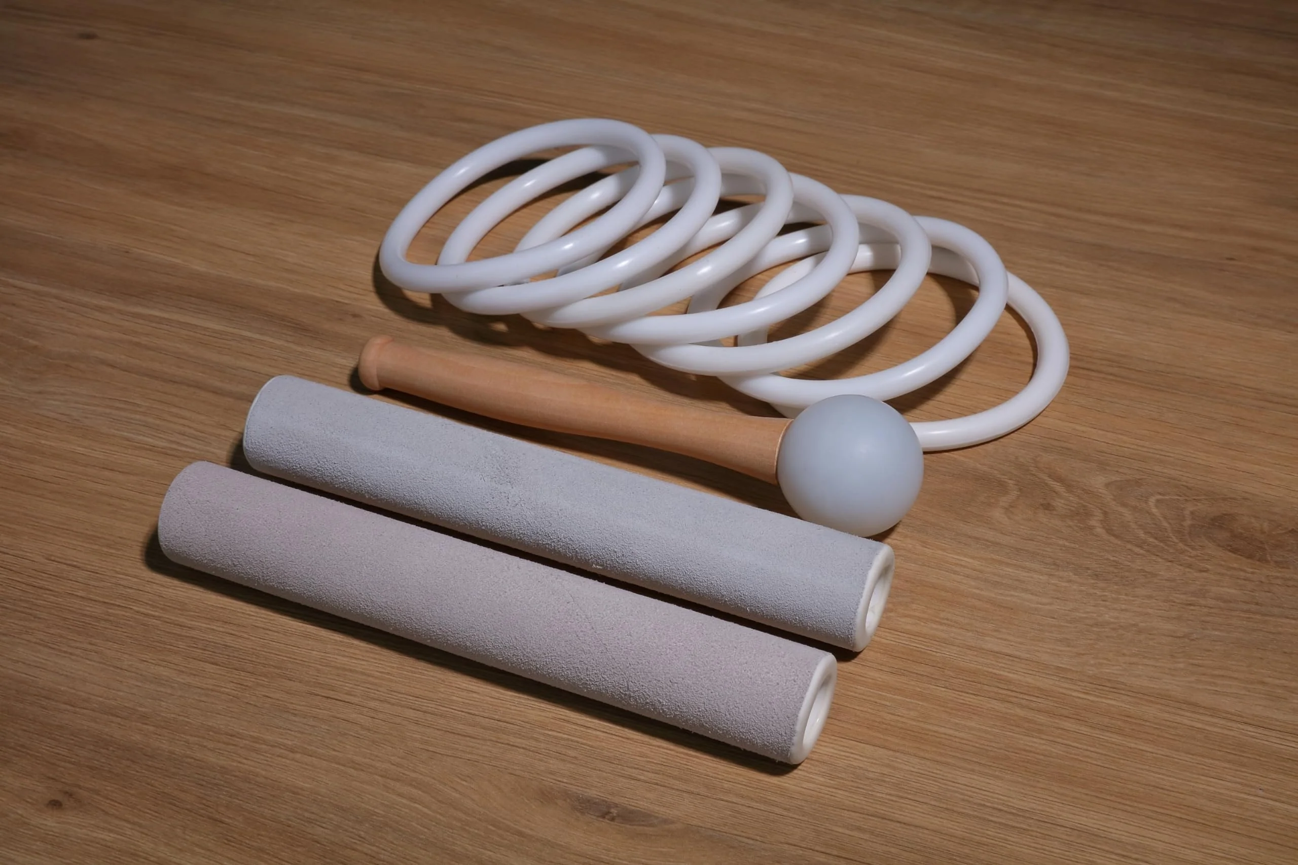 TOPFUND 7 Pcs Silicone Rubber O-rings and 2 Suede Mallets and 1 Rubber Mallet for Crystal Singing Bowl Set - Image 7