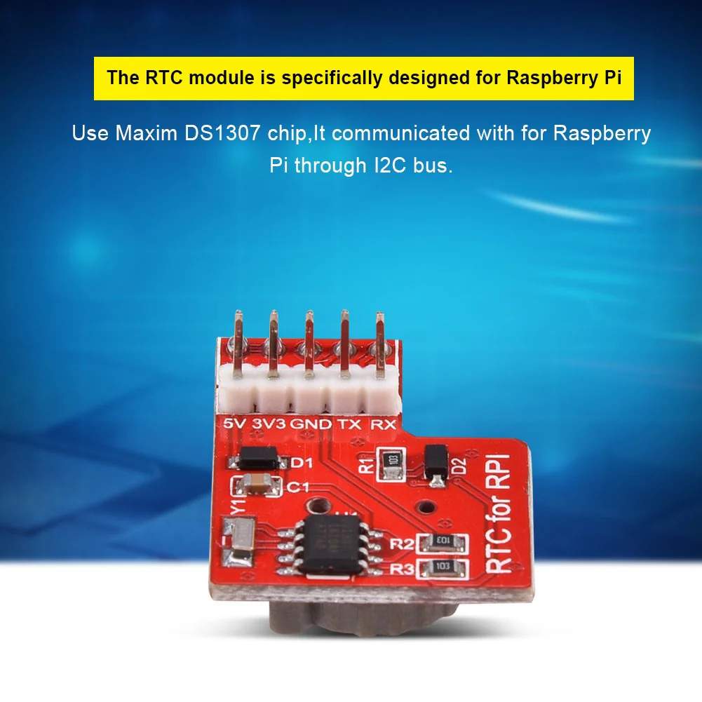 Topiky DS1307 Module Precision RTC Real Time Clock Memory Module Precise Time Clock Module for 3/2 Model B - Image 4
