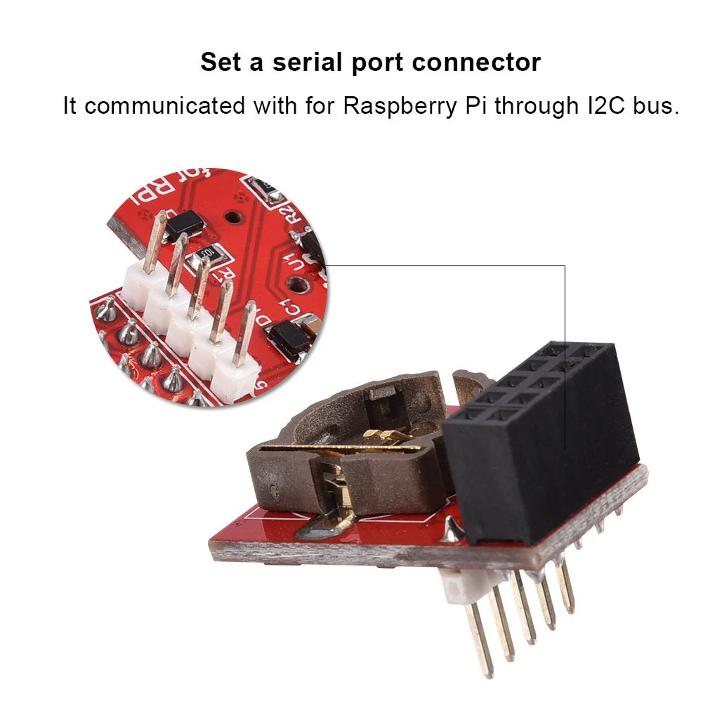 Topiky DS1307 Module Precision RTC Real Time Clock Memory Module Precise Time Clock Module for 3/2 Model B - Image 8