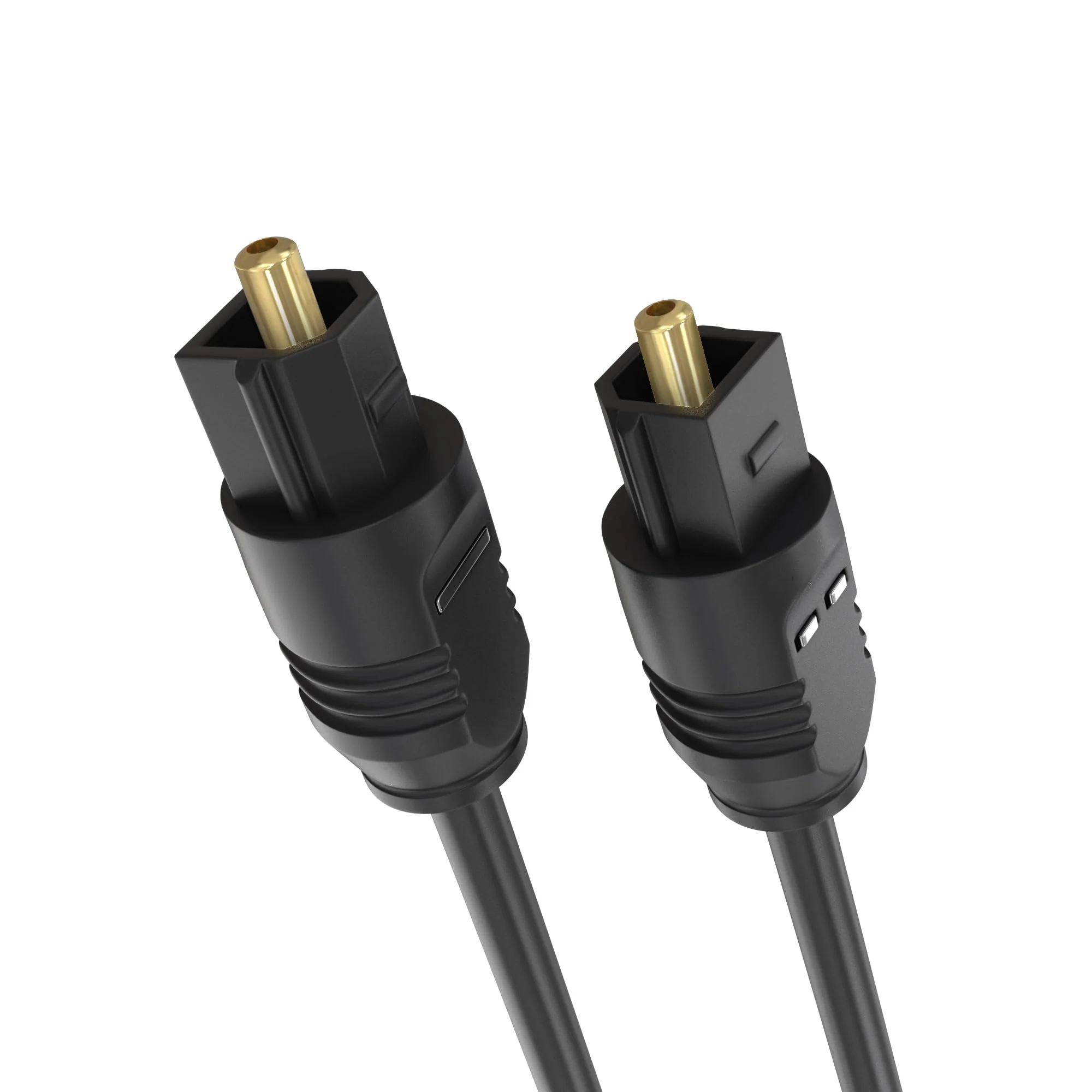 TOSLink Optical Digital Audio Cable SPDIF Dolby Digital DTS 50 ft Black 50FT