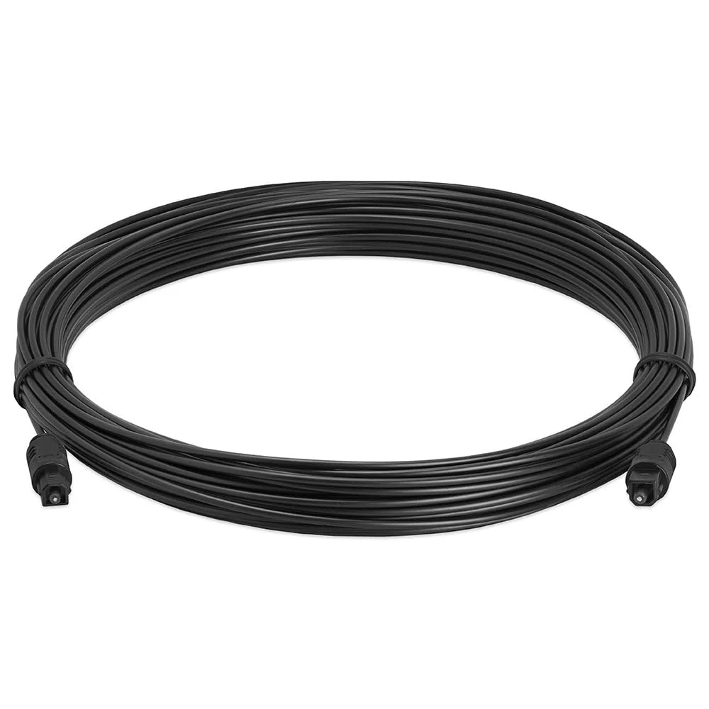 TOSLink Optical Digital Audio Cable SPDIF Dolby Digital DTS 50 ft Black 50FT - Image 2